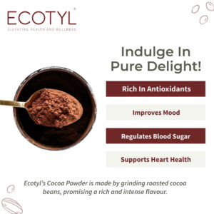 Ecotyl Cocoa Powder | Unsweetened | Perfect for Baking | – 150g