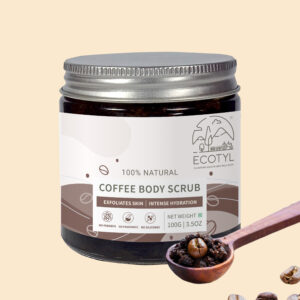 Ecotyl Natural Coffee Body Scrub | For Gentle Exfoliation | No Silicones & Mineral Oil | – 100g