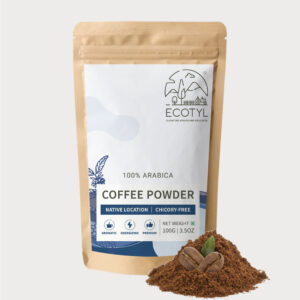Ecotyl Coffee Powder | 100% Arabica | Strong Flavor & Rice Aroma | – 100g