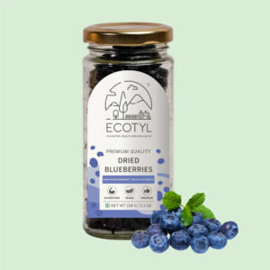 Ecotyl Dried Blueberries | Whole Dried Fruit | Healthy Snack | -150g