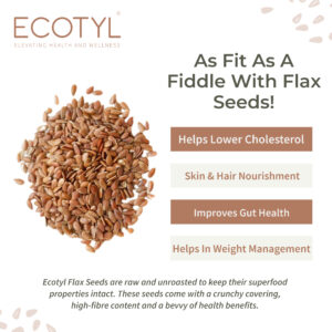 Ecotyl Flax Seeds – Set of 2 | Unroasted | 400g