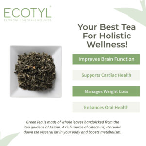 Ecotyl Green Tea Leaves From Darjeeling | Handpicked | – 180g
