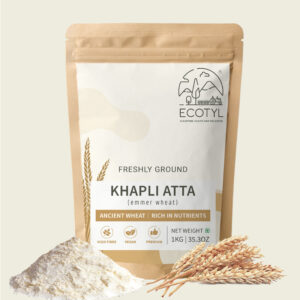 Ecotyl Khapli Atta | Emmer Wheat | Low Gluten | – 1kg