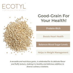 Ecotyl Quinoa (White) | Gluten Free | High Protein | – 500g