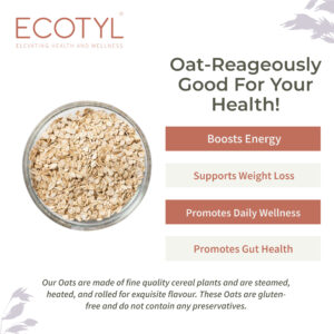 Ecotyl Roasted Oats | Gluten Free | Breakfast Cereal | – 500g